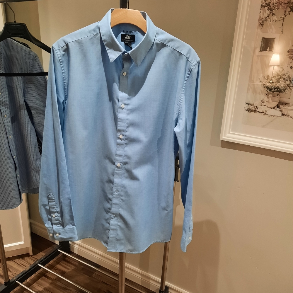 H&M slimfit long-sleeved shirt Medium